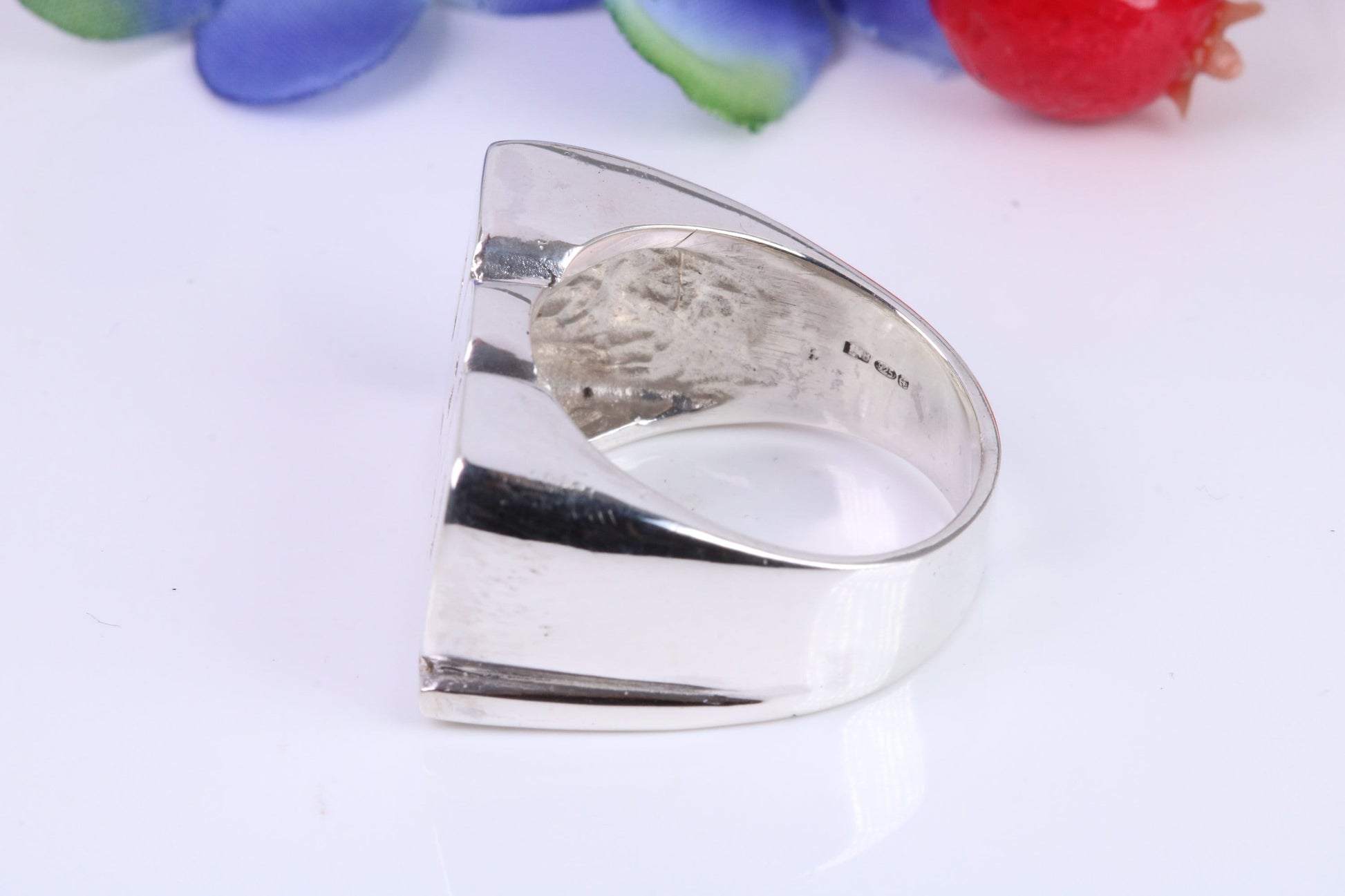Very Large ,Chunky Dad ring, Made from Solid Cast Silver, British Hallmarked