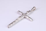 Sterling Silver Bark Effect Finish Necklace