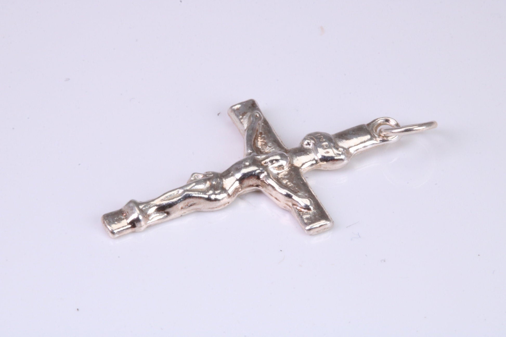 Small Sterling Silver Crucifix Necklace