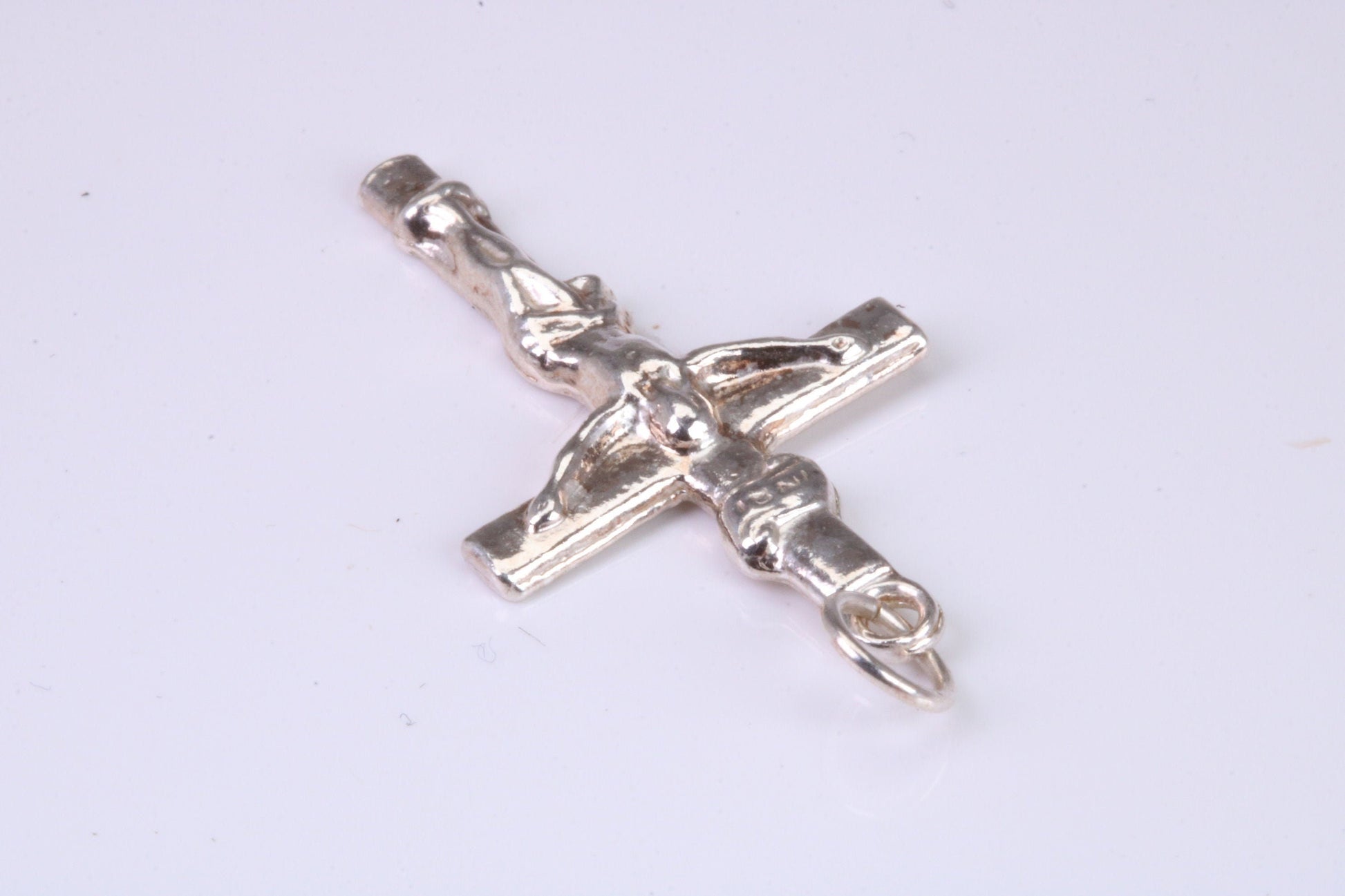 Small Sterling Silver Crucifix Necklace