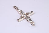 Small Sterling Silver Crucifix Necklace