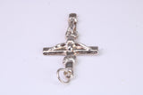 Small Sterling Silver Crucifix Necklace