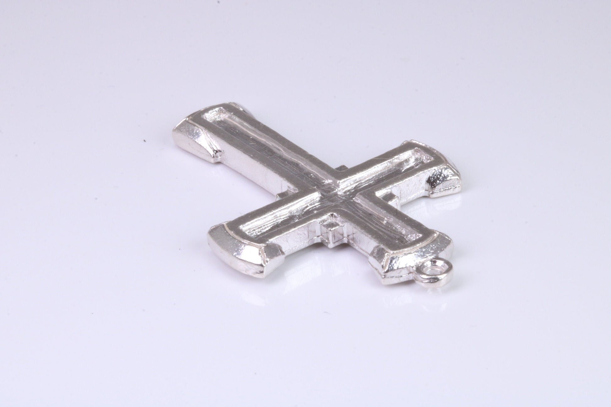 Large Chunky Sterling Silver Cross