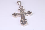Large Chunky Sterling Silver Cross