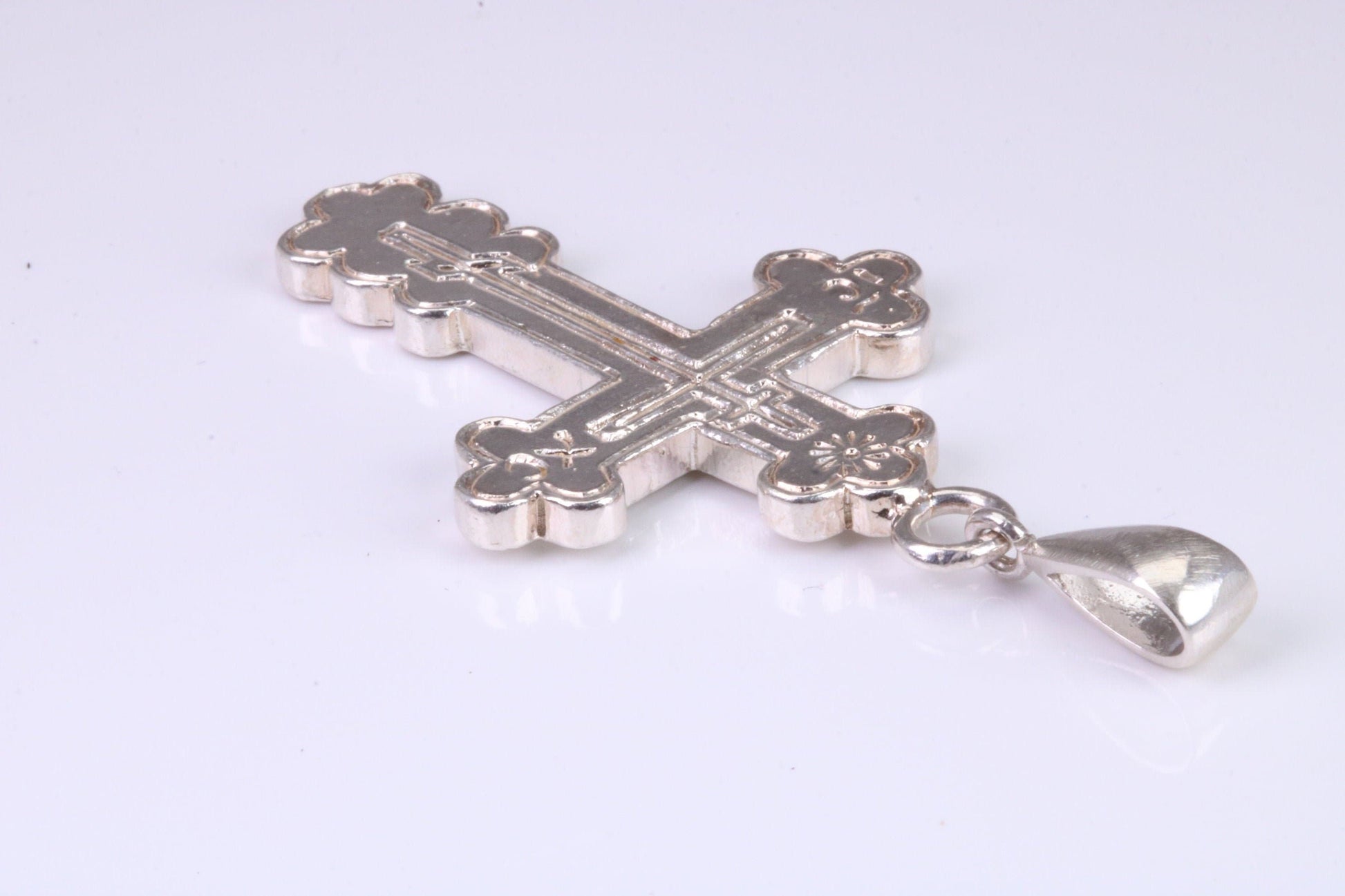 Large Chunky Sterling Silver Cross