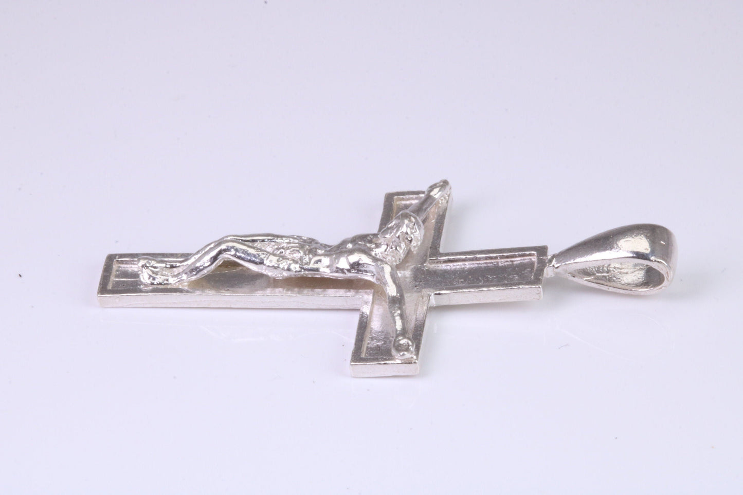 Large Sterling Silver Crucifix