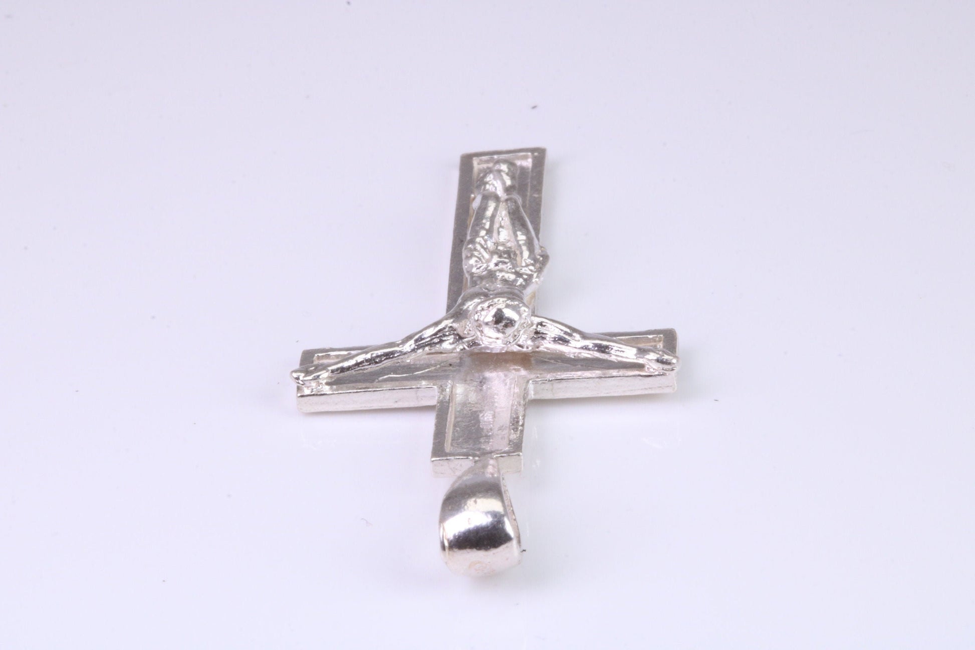 Large Sterling Silver Crucifix