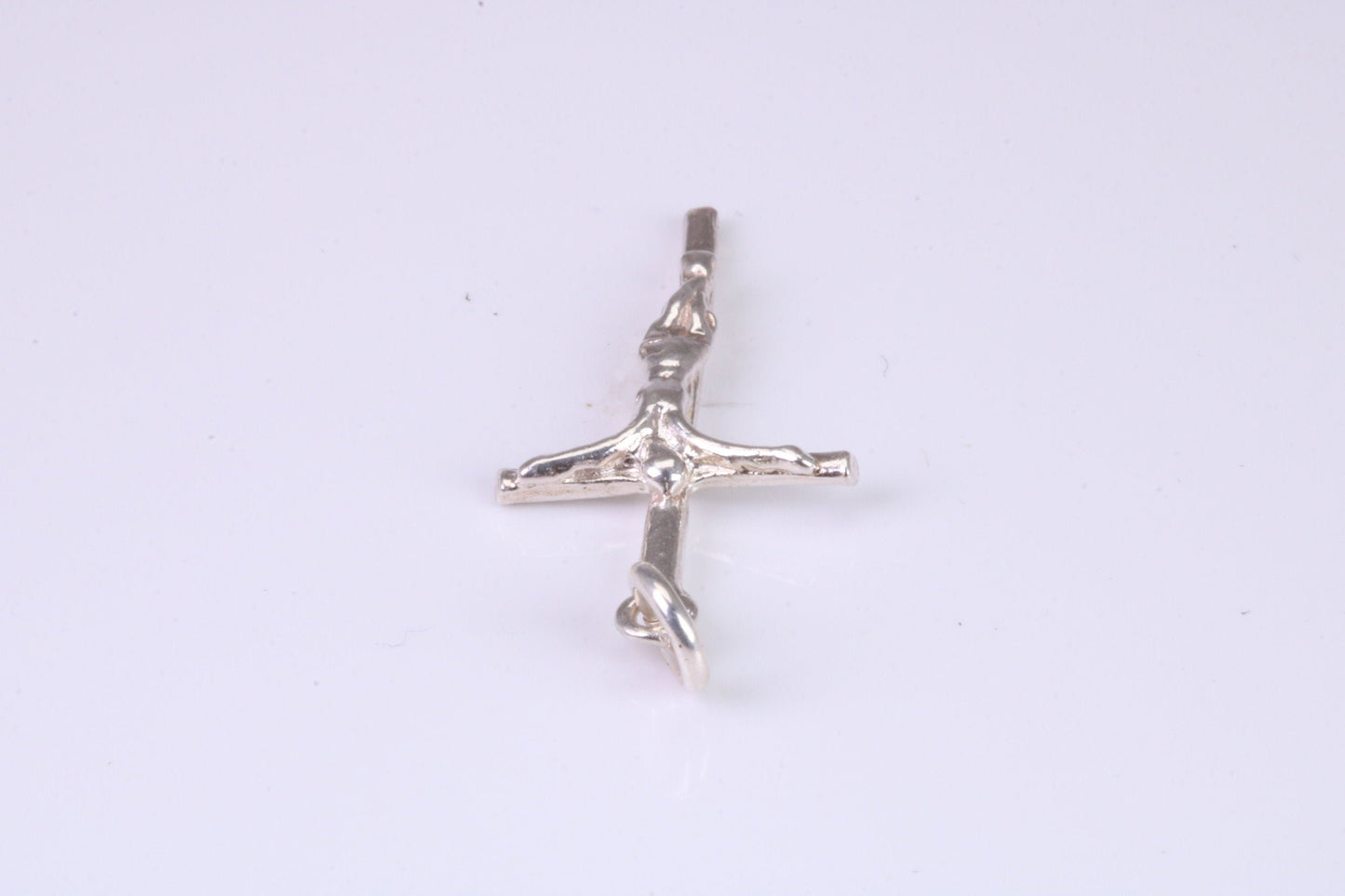 Small Silver Crucifix Necklace