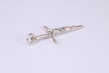 Small Silver Crucifix Necklace