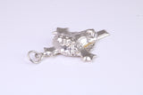 Large Chunky Silver Crucifix Necklace