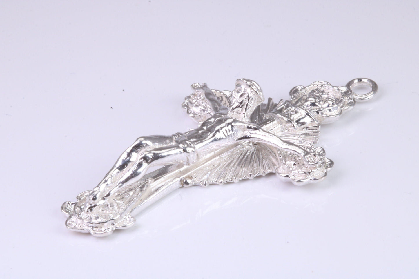 Large Chunky and very Ornate Crucifix Necklace