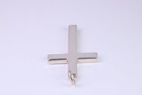 Sterling Silver Chunky Cross