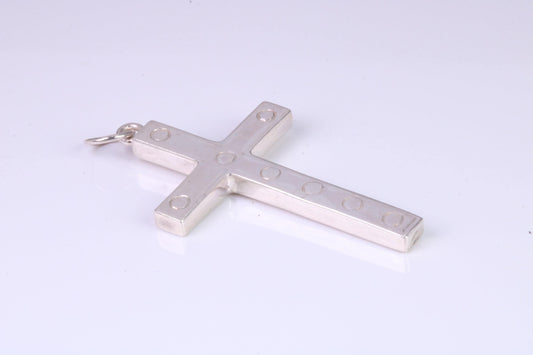 Sterling Silver Chunky Cross