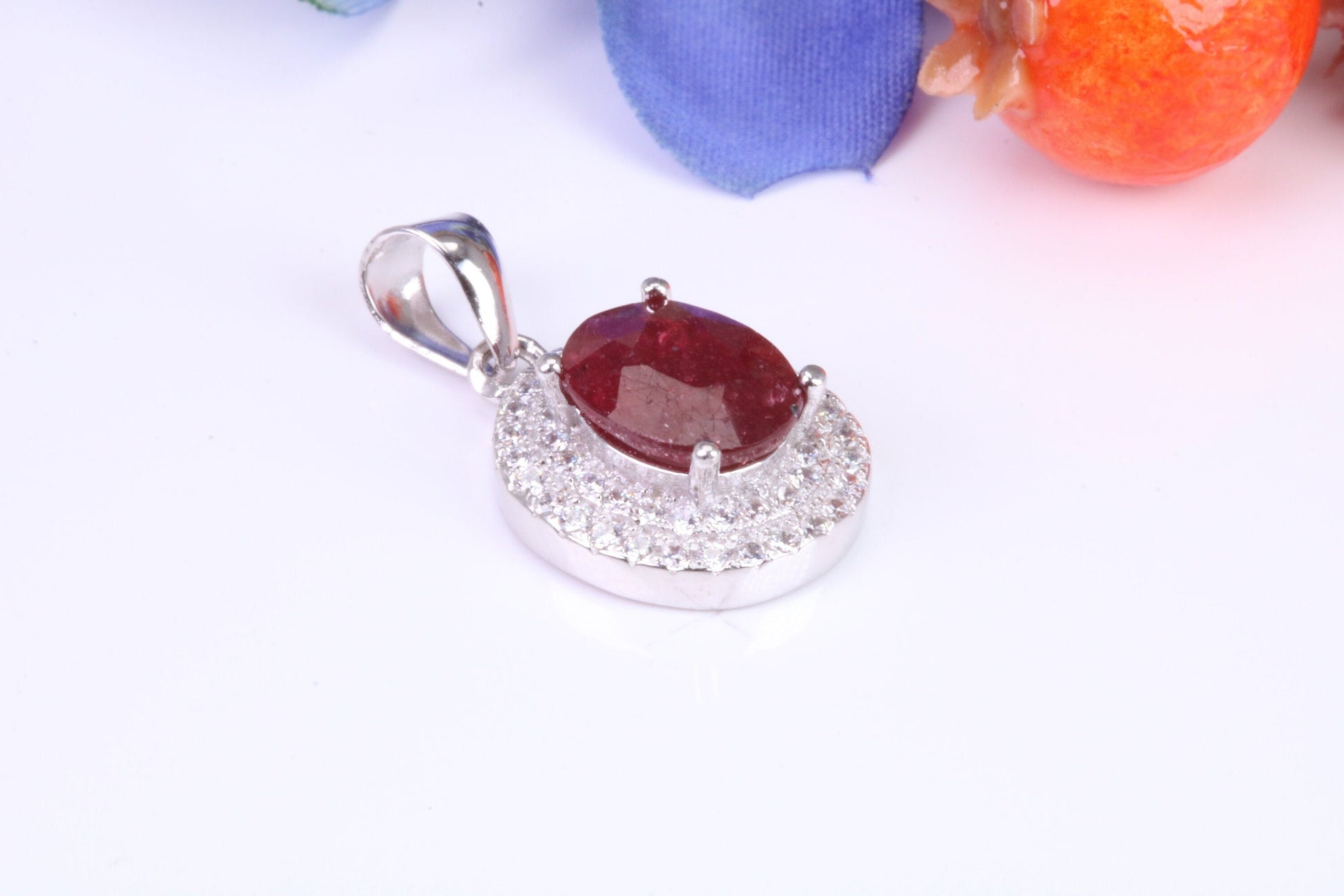 Sterling Silver C Z set Dressy Necklace