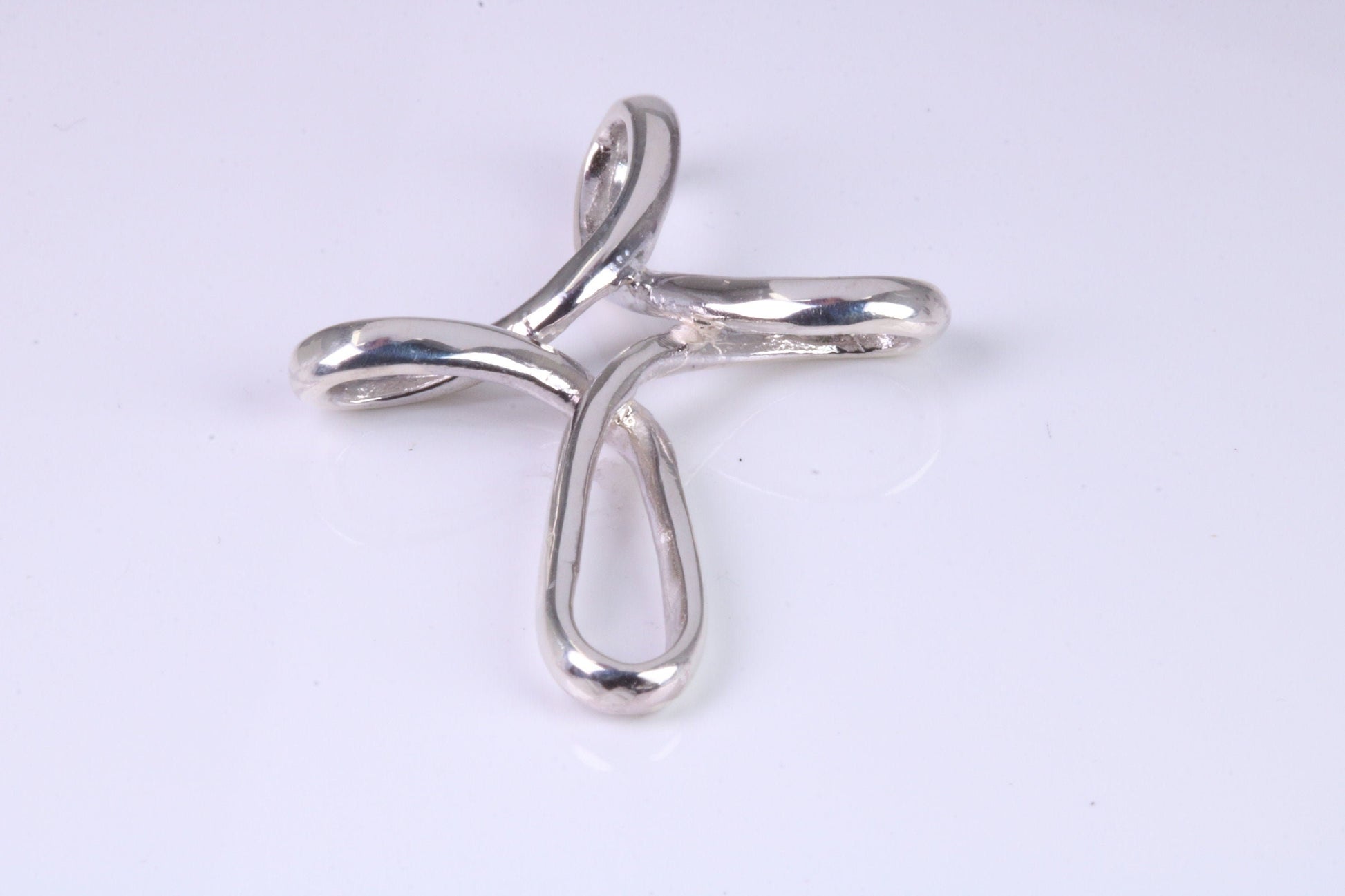 Sterling Silver Cross Together with 16 inch Silver Chain