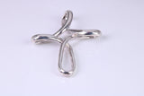 Sterling Silver Cross Together with 16 inch Silver Chain