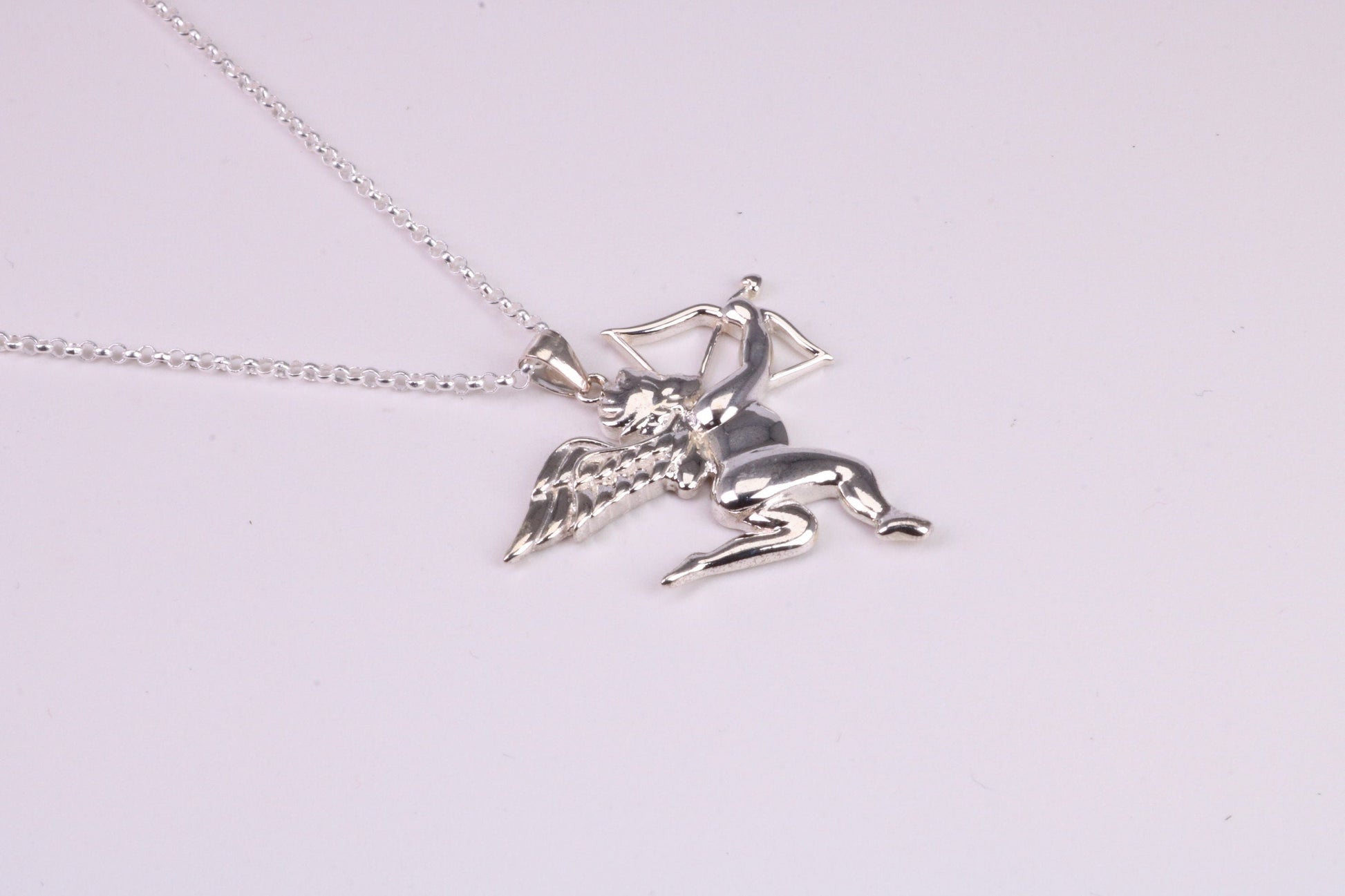 Cupid Necklace, made from solid Sterling Silver
