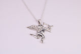 Cupid Necklace, made from solid Sterling Silver