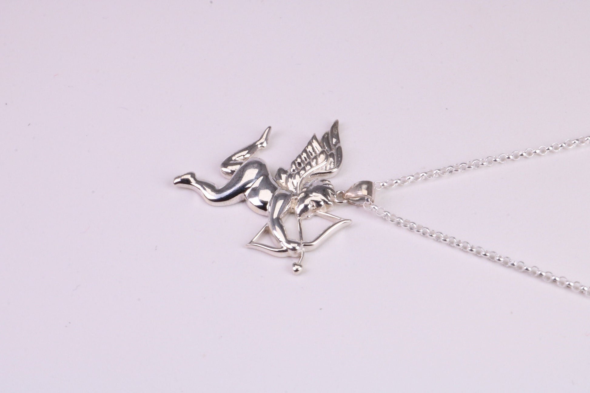 Cupid Necklace, made from solid Sterling Silver