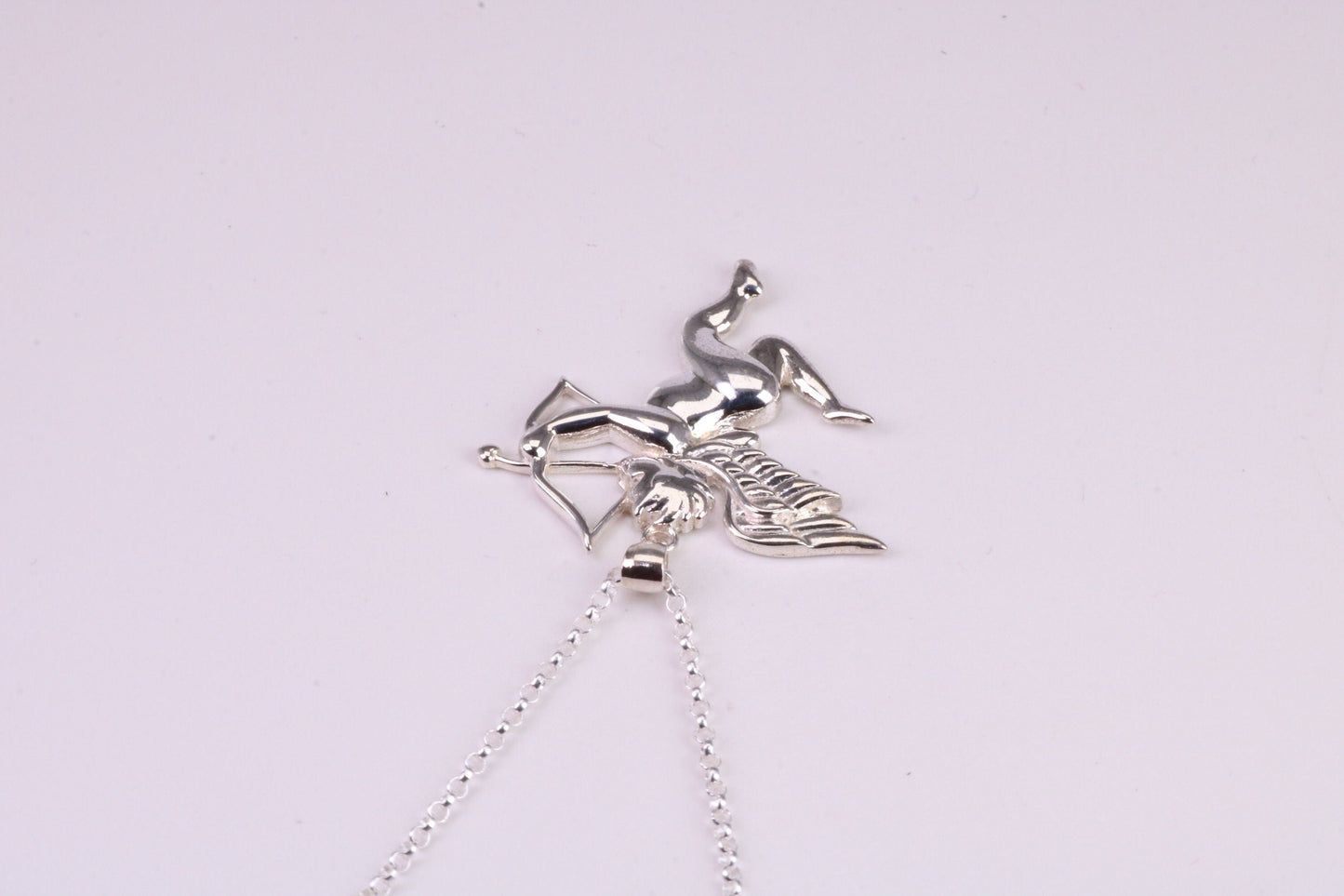 Cupid Necklace, made from solid Sterling Silver