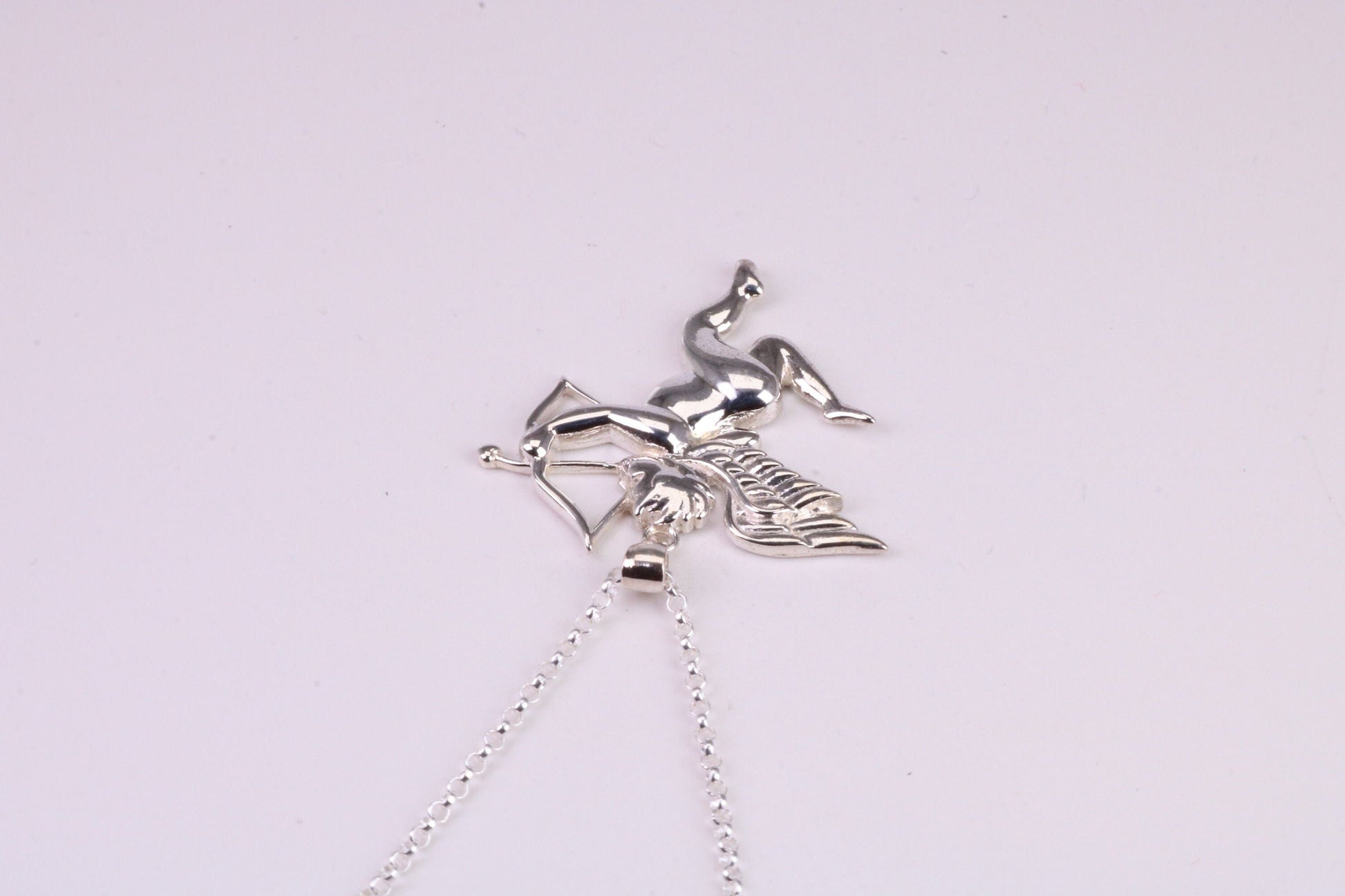 Cupid Necklace, made from solid Sterling Silver