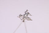 Cupid Necklace, made from solid Sterling Silver