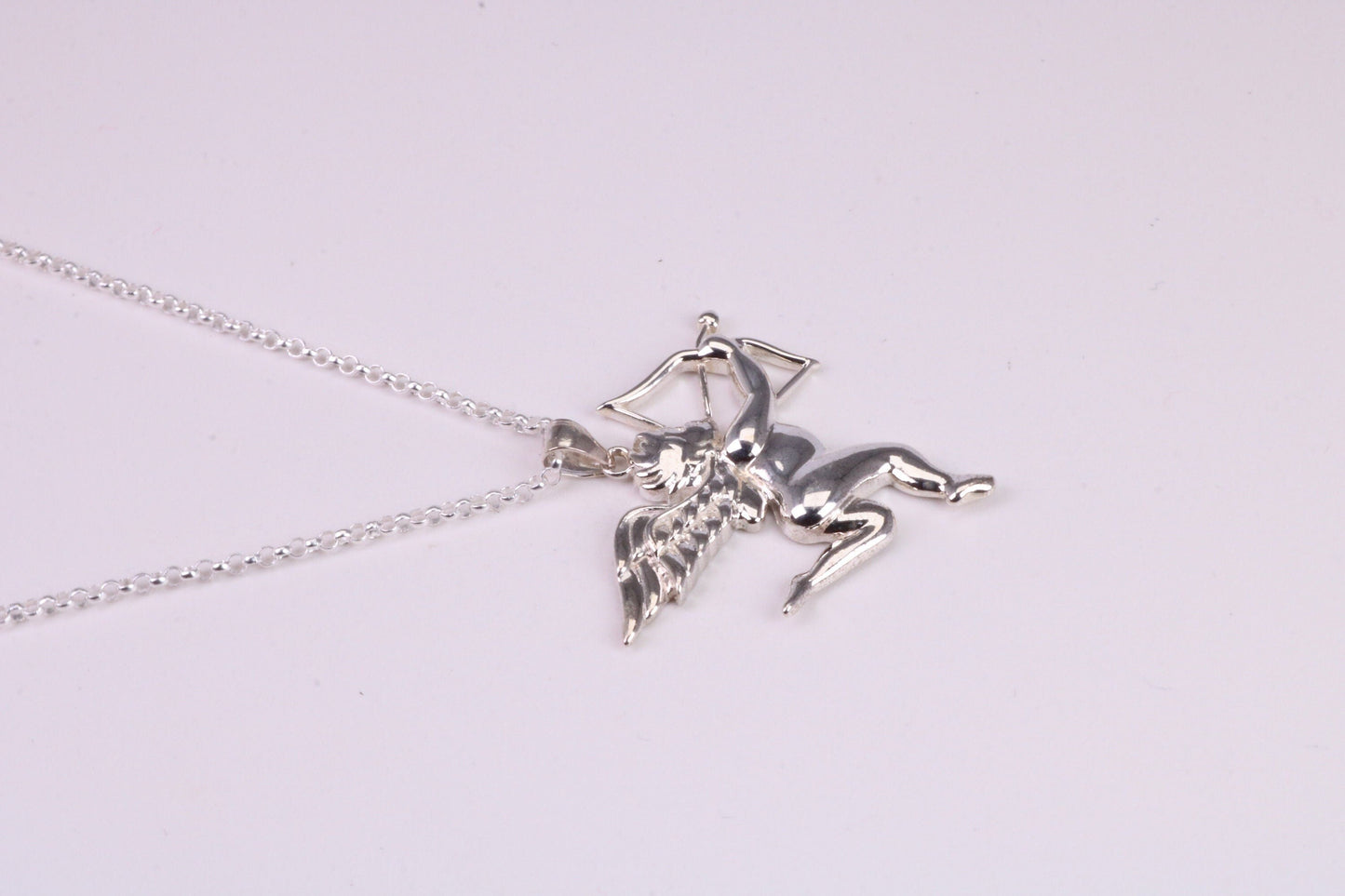 Cupid Necklace, made from solid Sterling Silver