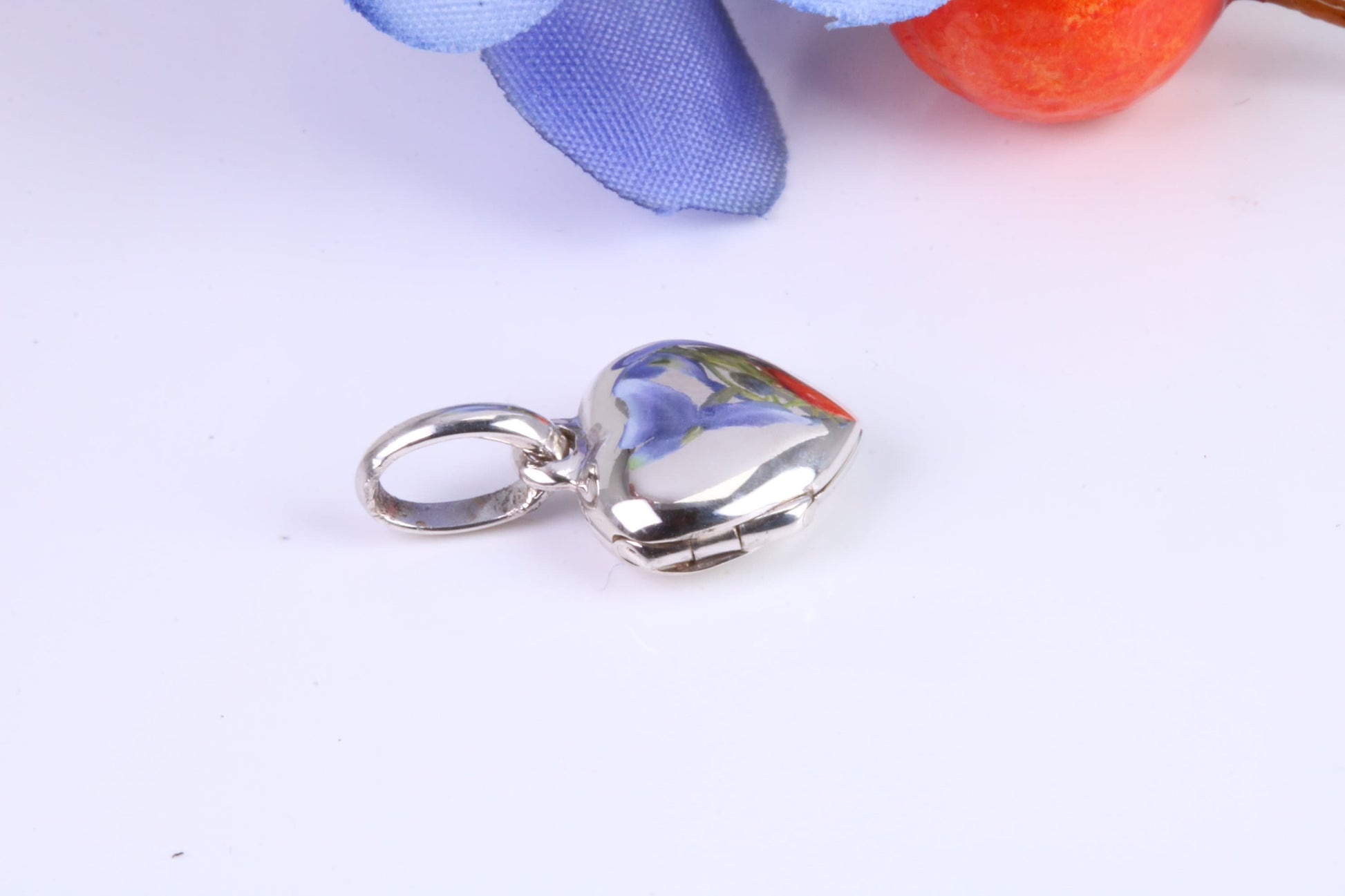 10 mm Heart Shaped Locket, Made from Solid Sterling Silver
