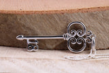 18 Birthday Key Necklace, made from solid Sterling Silver
