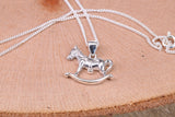 Rocking Horse Necklace, made from solid Sterling Silver
