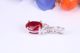 Sterling Silver Dressy C Z set Pendant