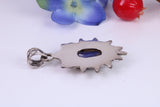 Sterling Silver real Amethyst set Pendant