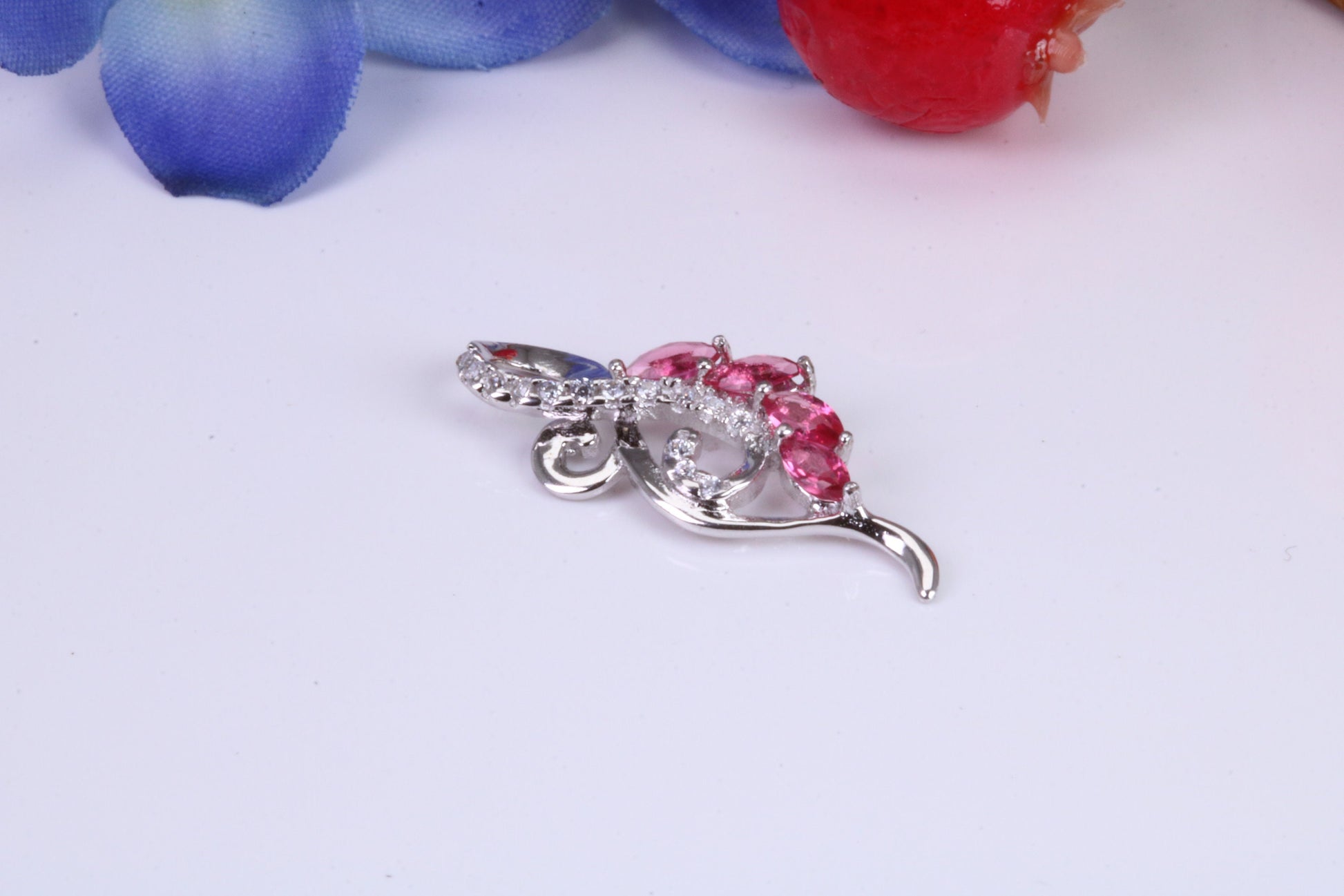 Sterling Silver C Z set Pendant