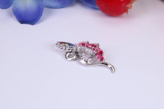 Sterling Silver C Z set Pendant
