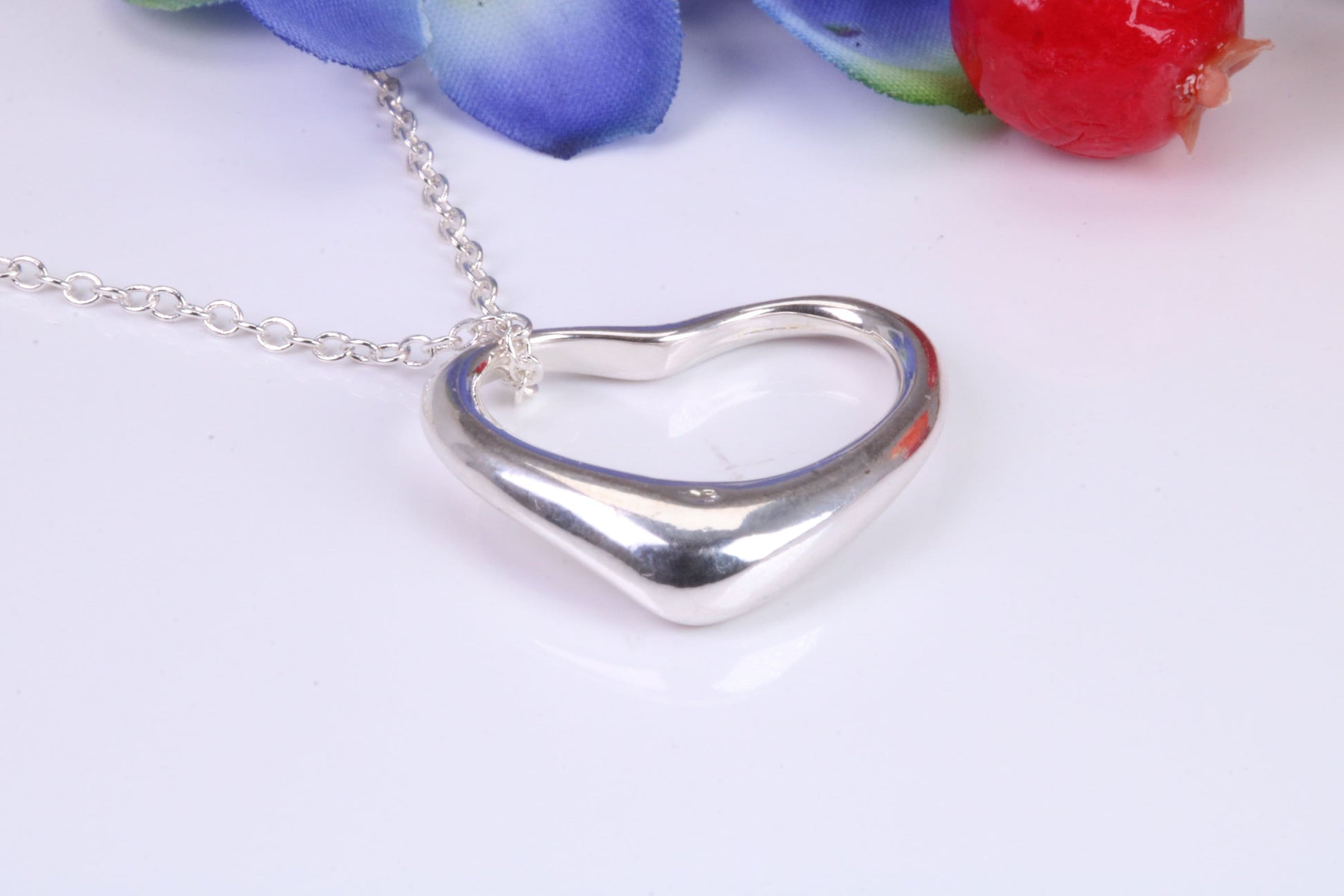 Sterling Silver Love Heart Necklace