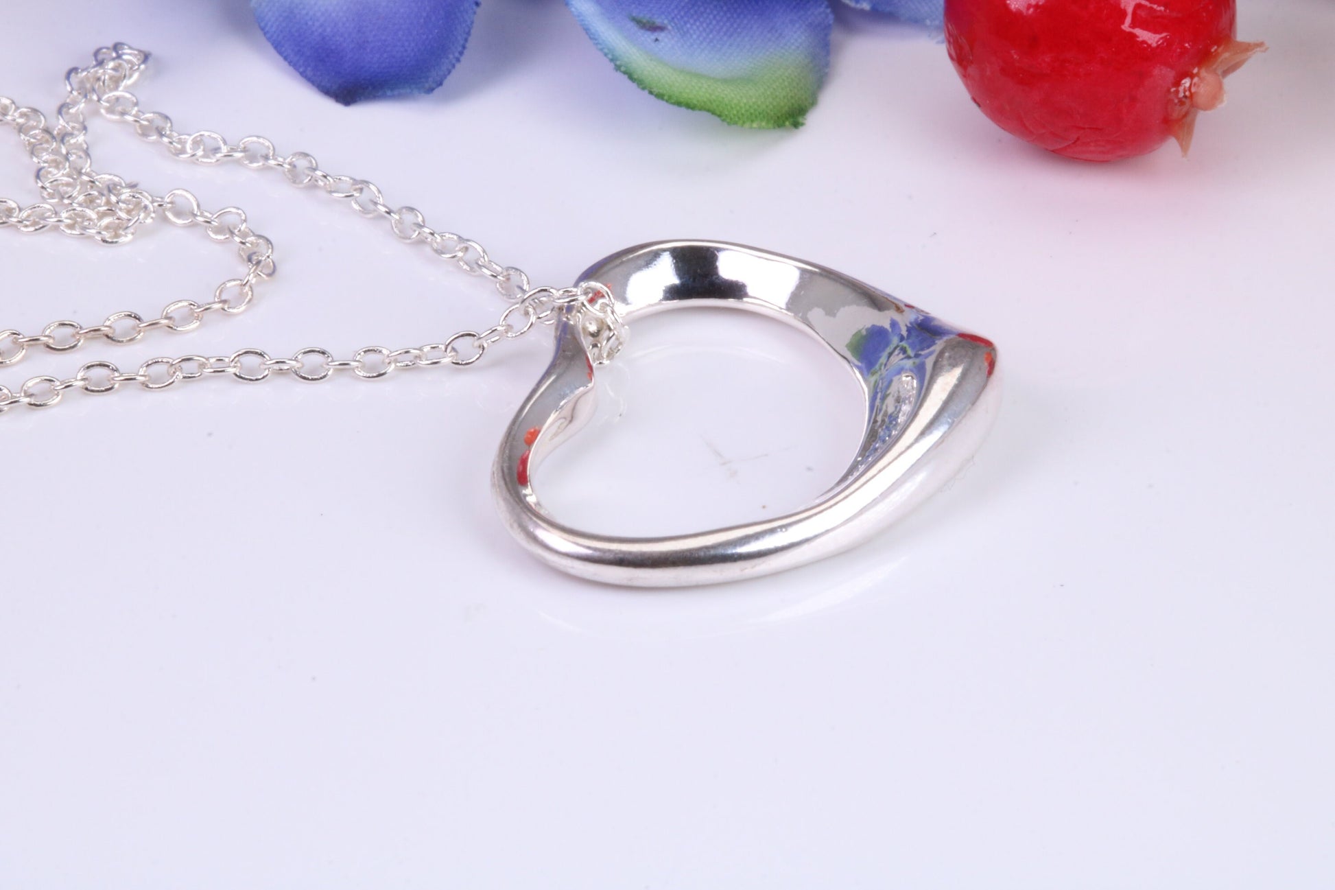 Sterling Silver Love Heart Necklace