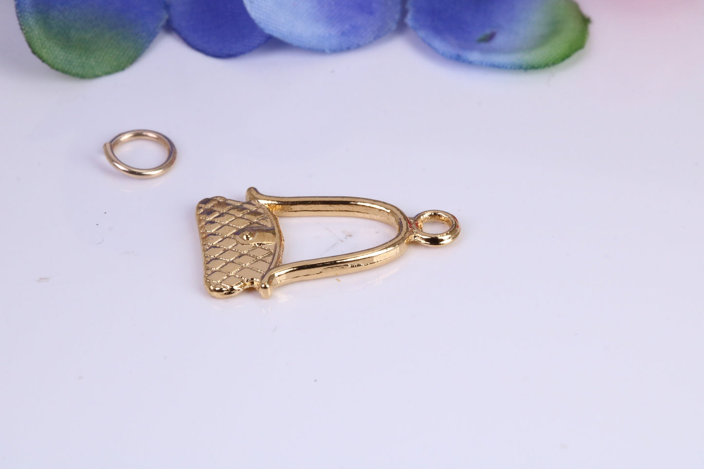 Handbag Charm, Traditional Charm, Made from Solid Cast Yellow Gold, British Hallmarked