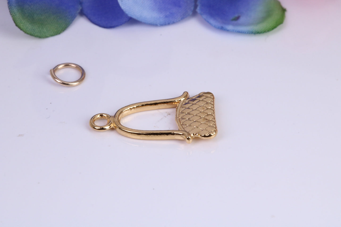 Handbag Charm, Traditional Charm, Made from Solid Cast Yellow Gold, British Hallmarked