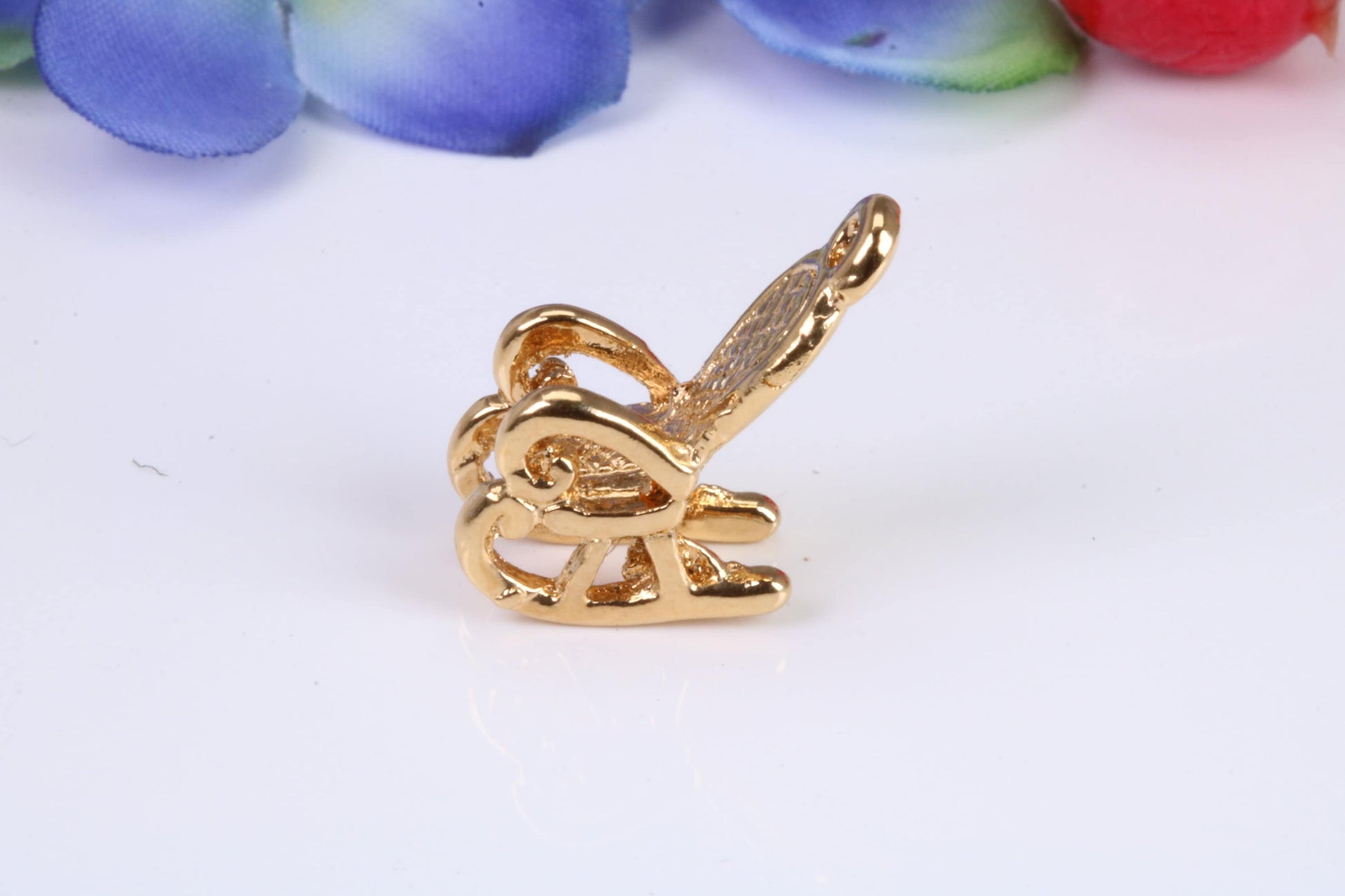 Rocking Chair Charm, Traditional Charm, Made from Solid Cast Gold, British Hallmarked