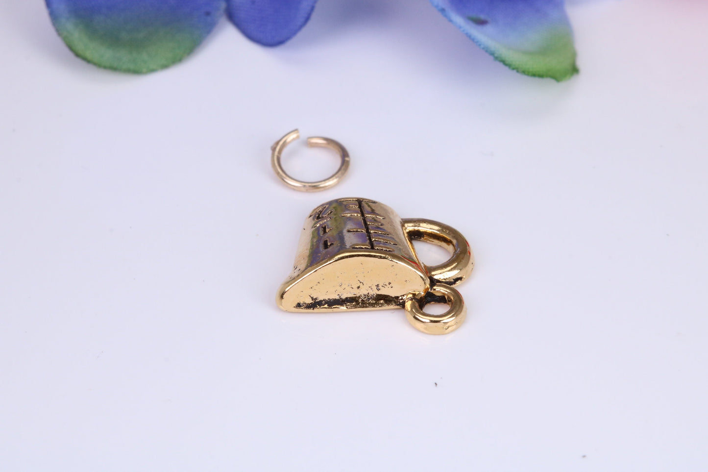 Measuring Jug Charm, Traditional Charm, Made From Solid Cast Yellow Gold with British Hallmark