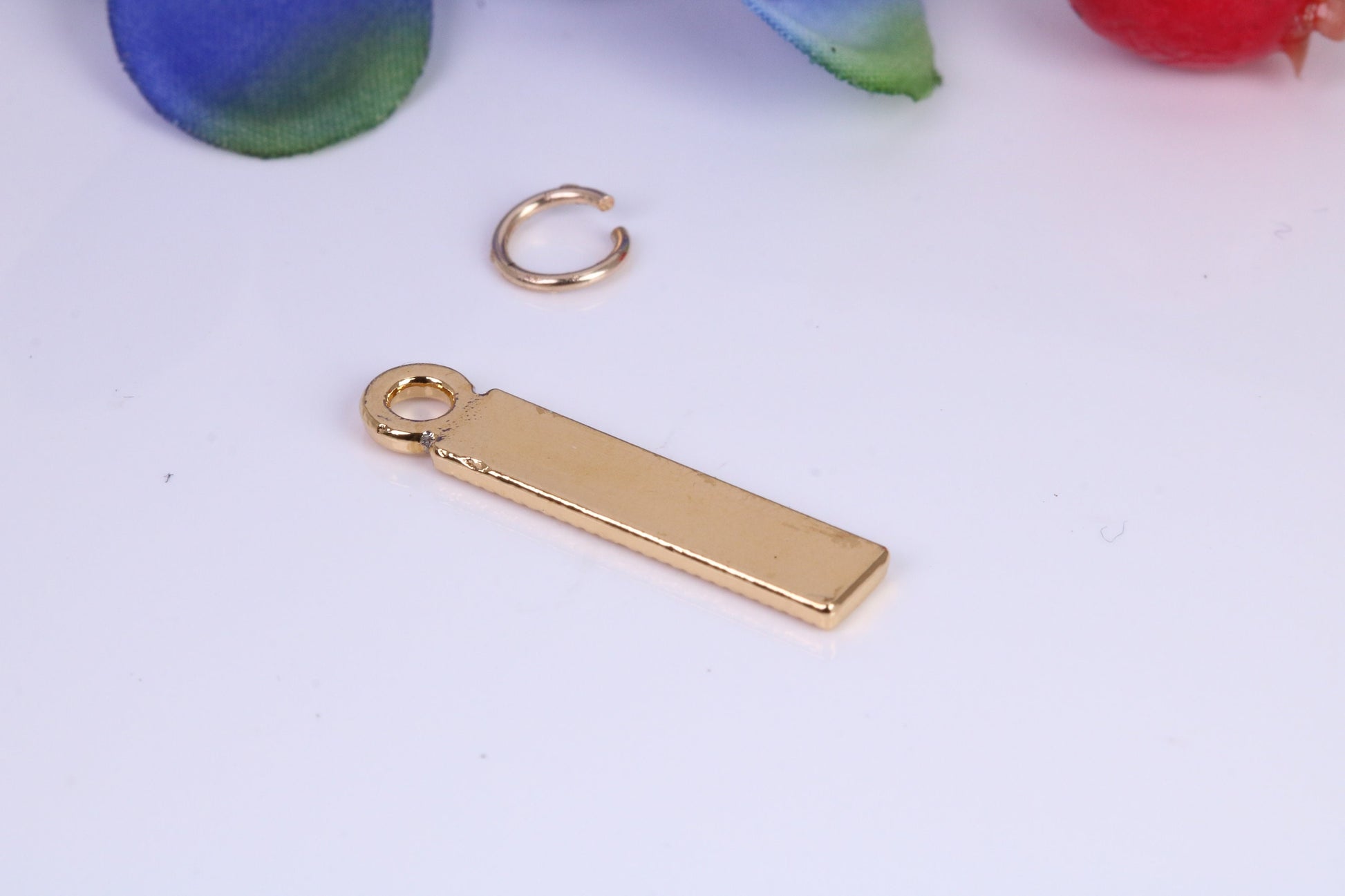 Ruler Charm, Traditional Charm, Made from Solid Cast Yellow Gold, British Hallmarked