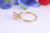 1.00ct D VVS1 graded and certified round cut Lab Grown Diamond set Solitaire Ring