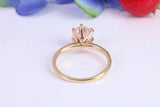 1.00ct D VVS1 graded and certified round cut Lab Grown Diamond set Solitaire Ring
