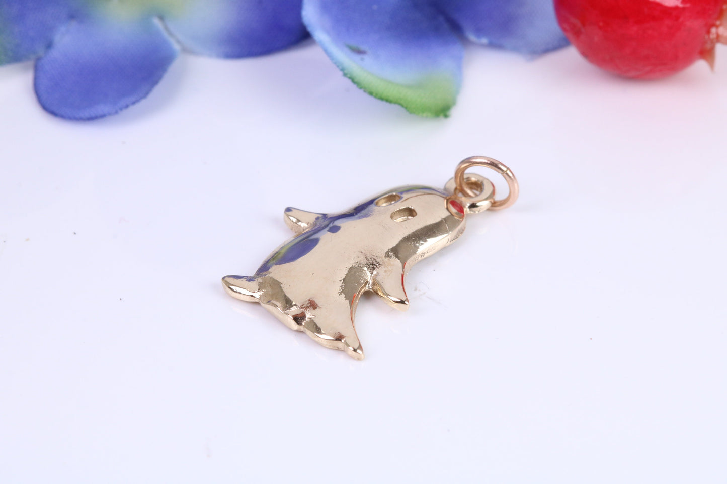 Ghost Charm, Traditional Charm, This charm is made from solid cast Yellow Gold British Hallmarked