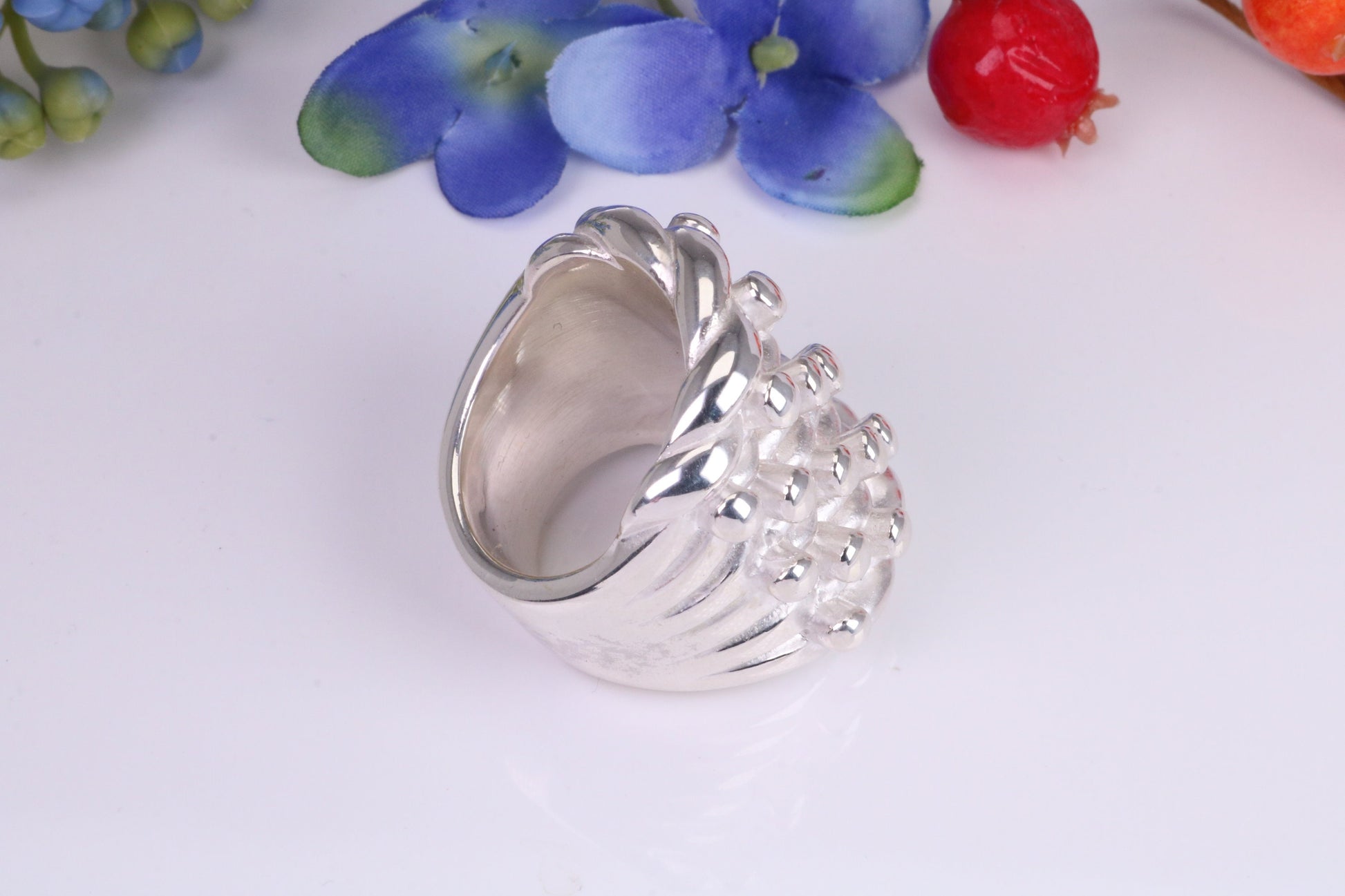 Giant Keepers Ring, very very large, very very substantial and very very heavy ring, made from solid cast Silver, British Hallmarked