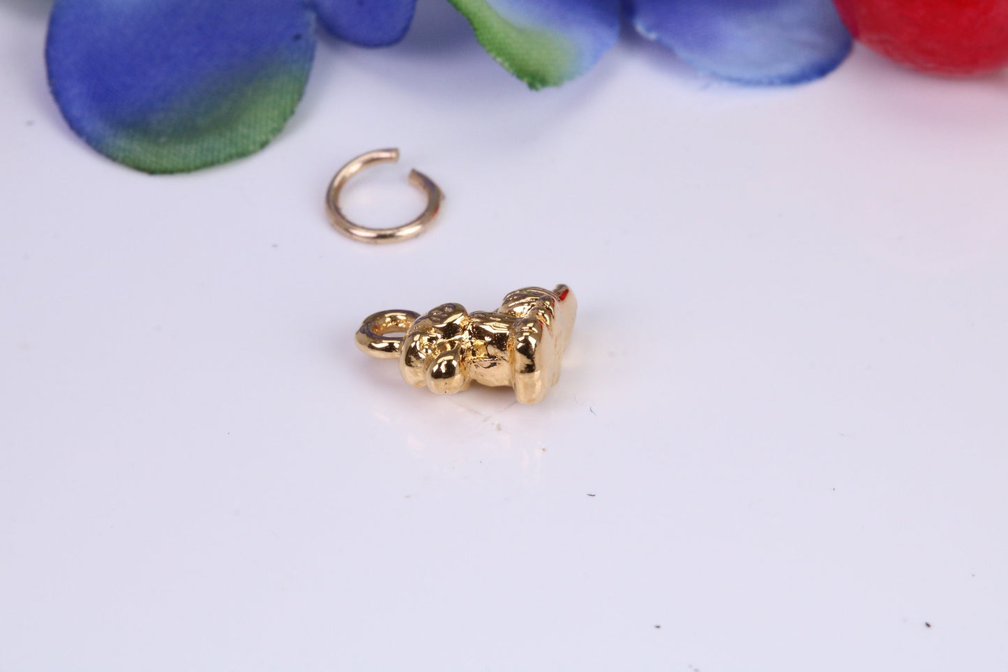 Dog Charm, Traditional Charm, Made from Solid Yellow Gold, British Hallmarked