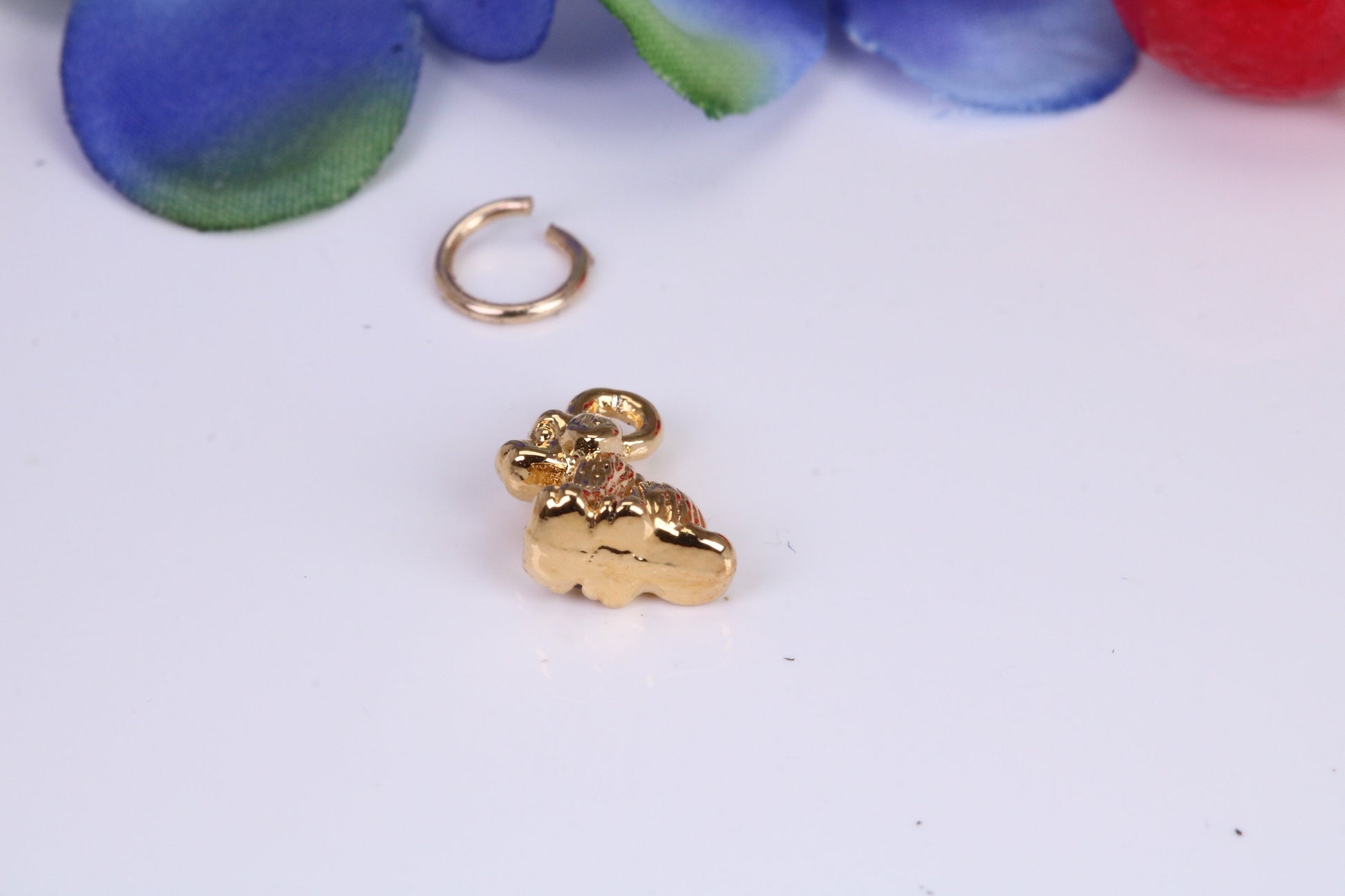 Dog Charm, Traditional Charm, Made from Solid Yellow Gold, British Hallmarked