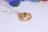 Tree of Life Necklace, Made from Solid Yellow Gold with High Polished Finish, British Hallmarked