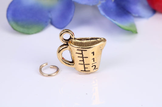 Measuring Jug Charm, Traditional Charm, Made From Solid Cast Yellow Gold with British Hallmark