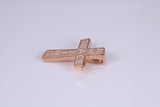 Amazing Grace Cross, Made from solid Sterling Silver, 18ct Rose Gold Plated